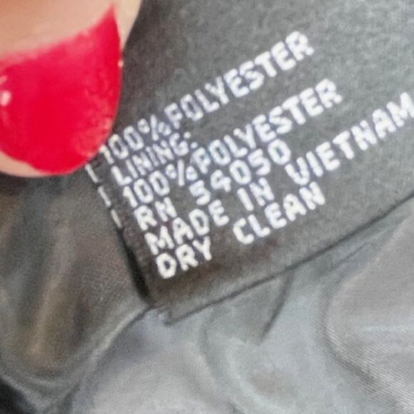 Nine West black and gold metallic cropped blazer size 4 - Picture 4 of 4